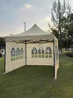 Tente pliante automatique Tengqing robuste 3x3 m type étendu, idéale pour événements extérieurs, impression de logo, usage commercial