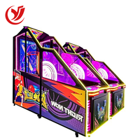 Nouvelle machine de salle de jeu de basket-ball de tir actif d'intérieur Crazy Hoop LED Light up Arcade avec logo d'impression numérique