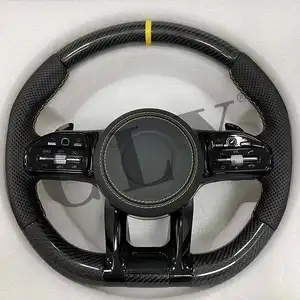 CLY Steering Wheels For Mercedes A C E S CLA GLA GLC GLE GLS GLE W205 W213 W222 W177 Facelift AMG Car Steering Wheel