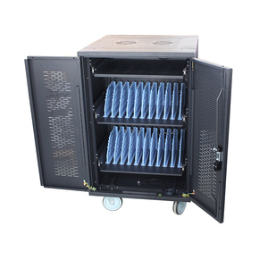 Chariot de recharge AC 20 ports pour ordinateurs portables et tablettes avec protection de mise hors tension automatique pour salles de classe - Product Image 1