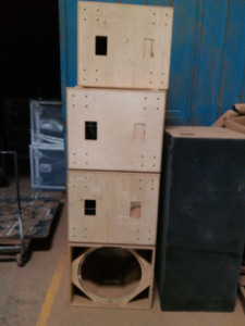 Professional Single <strong>18</strong>'' Flying Subwoofer <strong>Cabinet</strong> All Kind of <strong>Empty</strong> <strong>Speaker</strong> Box Manufacturer <strong>Speaker</strong> Box Support Customiztion - Product Image 2