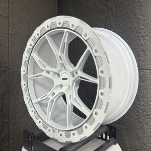 Jantes forgées Roc Custom Simulated Beadlock 5x114.3 5x112 blanches de 19 pouces pour BMW M3 M4 Toyota Supra - Product Image 2