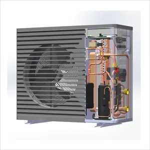 monoblock heat pump price ASA Plastic 10kw mini new energy air water heat pump heating