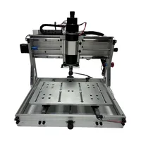 Mini routeur CNC 3020 500W avec rail de guidage linéaire entièrement en aluminium, machine de gravure CNC USB, machine de découpe et de fraisage de PCB avec interrupteur de fin de course