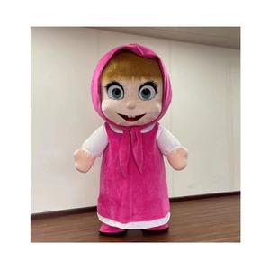 Costumi da Mascotte di Alta Qualità per Adulti di <span class=keywords><strong>Masha</strong></span> <span class=keywords><strong>e</strong></span> <span class=keywords><strong>Orso</strong></span>, Costume Gonfiabile da Principessa Martha in Vendita - Product Image 1