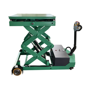 Plateforme élévatrice industrielle mobile en acier au carbone, table de travail à ciseaux pour le levage vertical, pour le chargement et le déchargement - Product Image 5