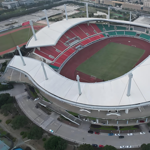 Dac Voetbalstadion Stalen Structuur Gebouw Geprefabriceerde Gym Stadion Dak Stalen Structuur - Product Image 4
