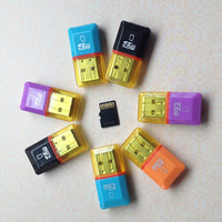 Prix le plus bas Mini Diamond USB 2.0 Hi-Speed mini carte sd lecteur de carte TF