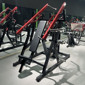 Appareil de musculation multifonctionnel en acier à charge par plaques pour exercices de pectoraux, bras, dorsaux et jambes, idéal pour usage commercial en salle de sport - Product Image 5