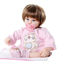 Poupées en vinyle de Silicone Reborn Munecas, fabricants de poupées personnalisées, jouet en peluche Chucky 46Cm, jouets pour filles