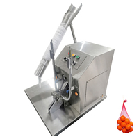 Orange Netted Bag Clipping Machine Automatic Net Packing Machine Automatic Net Bag Pouch Packing Clipping Machine