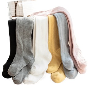 HY-2502 collant per bambini di colore Macaron primavera e autunno <span class=keywords><strong>a</strong></span> strisce verticali <span class=keywords><strong>Leggings</strong></span> da ragazza pettinati in cotone piccolo e - Product Image 1