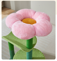 Arbre à chat en gros avec lit intégré, plateforme pour chat compacte pour petits espaces domestiques, disponible toute l'année pour les chats