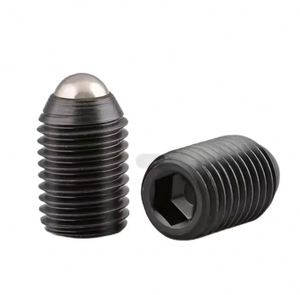 Custom ZC Brand CNC Stainless Steel Ball <b>Lock</b> Pin Plunger with 15mm Bolts and <b>Lock</b> Washer Small Size <b>Threaded</b> Spring - Product Image 3