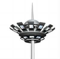Lampes de stade à haut mât à LED personnalisables directement du fabricant 15m 35m Acier réglable pour une utilisation en extérieur Indice IP65 Type de base E27
