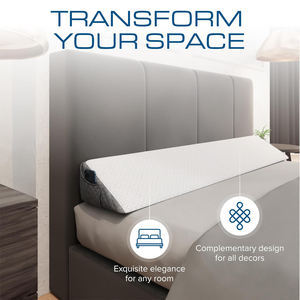 Coussin de lit en mousse à mémoire de forme en fibre de bambou King Size pour combler l'espace de <span class=keywords><strong>la</strong></span> tête de lit, idéal pour le camping et le soutien du cou - Product Image 5