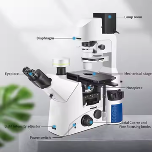 กล้องจุลทรรศน์แบบกลับหัวชนิดเรืองแสงและเฟสคอนทราสต์ รุ่น Boshida BD-NIB910 APO สำหรับการวิจัยทางชีววิทยาและโรงพยาบาล - Product Image 5