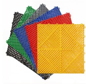 Dalles de sol industrielles unies colorées antidérapantes à clipser pour garage – Solutions de revêtement de sol en plastique résistant à l'usure - Product Image 4