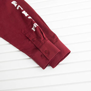 100% cotton in thương hiệu logo thêu cao bồi tây áo sơ mi nam - Product Image 5