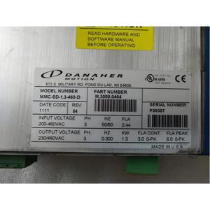 Controlador de Movimiento Digital MMC-SD-1.3-460-D DANAHER - Product Image 4