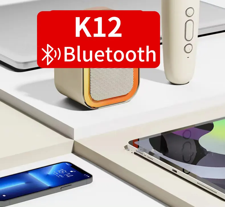 K12 Bluetooth audio convenient karaoke wireless Bluetooth all-in-one karaoke singing and song ordering all-in-one