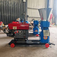 Machine à granulés électriques HD pour aliments secs et humides pour poulets, canards, poissons - Production élevée de 200 kg/h, traitement d'aliments pour bétail, 220V/380V, garantie 1 an