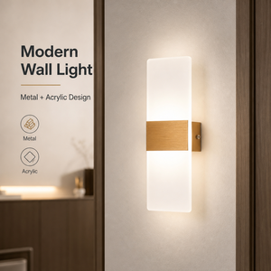 Modern Indoor Acrylic <b>Led</b> Wall <b>Light</b> Metal Wall Mounted For Bedroom Living <b>Room</b> Corridor Home 4W CCT Selectable - Product Image 2