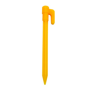 Tent Peg Plastic Yellow Thickened Outdoor Camping <b>Ground</b> <b>Stake</b> <b>For</b> Tents And Tarps - Product Image 3