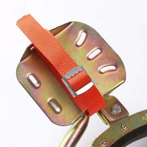 Hebilla de pie de postes de madera de escalada de acero para trabajadores eléctricos para accesorios de cableado de 350 pies - Product Image 5