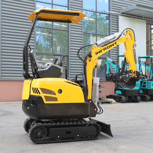 Mini Excavator 1 Ton Crawler Excavator dengan Komponen Bearing Efisiensi Tinggi untuk Pekerjaan Pertanian & Konstruksi Skala Kecil - Product Image 2