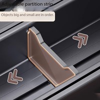 Étagère murale double niveau en métal pour serviettes avec tiroir coulissant, paniers de rangement et séparateurs pour salle de bain