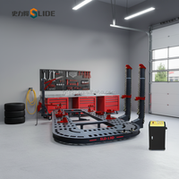 Machine de réparation de châssis de voiture par mesure laser 3D SLD avec certification CE, longueur de table de travail de 5600 mm, réglage de la hauteur du banc