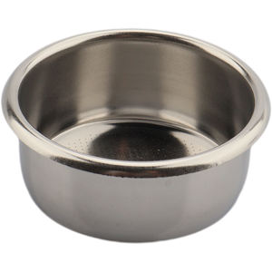 Filtro de cesta de acero inoxidable de grado alimenticio, filtro de cesta de café de 53mm, <span class=keywords><strong>2</strong></span> tazas de repuesto - Product Image 1