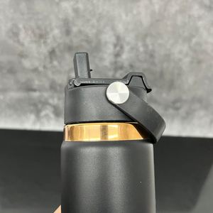 20oz Powder Copper Plated Stainless Steel Tumblers Water Bottle Fits in Car Cup Holder with Leak Proof Top Handle for Laser - Product Image 3