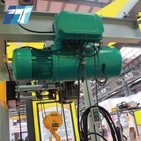 Palans électriques à simple vitesse de 2 tonnes, fournis directement par l'usine, pour pont roulant d'atelier, type CD, palan électrique à câble métallique