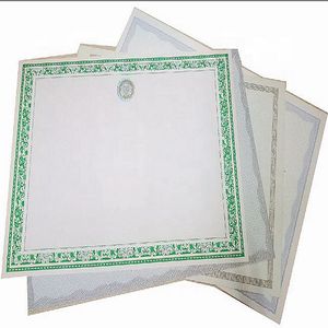 <span class=keywords><strong>Certificato</strong></span> di sicurezza per la stampa di ologrammi con stampa a caldo di carta filigrana anticontraffazione - Product Image 2