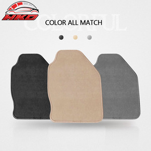Tapis de sol pour Ford Focus 00-07, tapis avant et arrière beige 4 pièces - Velours - Product Image 4