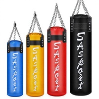 Sac de frappe de boxe pour adultes et enfants, en polyuréthane, poids 40 kg, équipement d'entraînement de kickboxing suspendu pour la maison/fitness en intérieur
