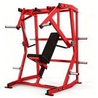 BH1007 Banc de musculation isolaux réglable inclinable pour l'entraînement de la poitrine Hammer Strength, équipement de gym en acier Q235, 150 kg