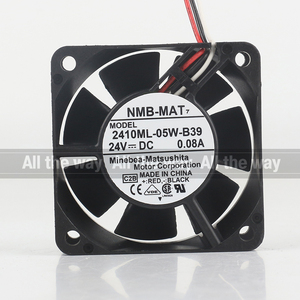 Mới Nmb 5V 12V 48V Dc24v 0.08a <span class=keywords><strong>AC</strong></span> EC 6025 60x60x25mm 6cm với chức năng phát hiện và báo động ba dây 2410ml-05w-b39 Quạt làm mát - Product Image 4