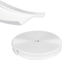 Bande de fermeture de tente suspendue d'angle en alliage d'aluminium Bande de bordure de fente pour auvent RV Vinyl Trim Insert RV Roof Trim