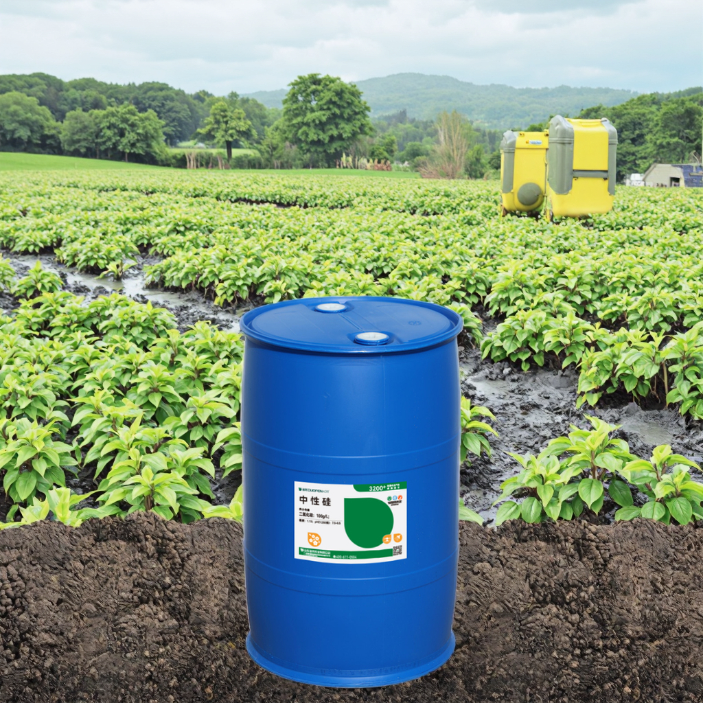 Liquid SiO2 Silicon Fertilizer for Foliar & Drone Spray OEM