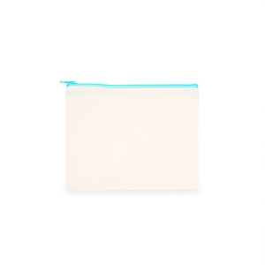 Borsa in tessuto multiuso Iln 17,5x23,5 cm con cerniera colorata per riporre oggetti - Product Image 2