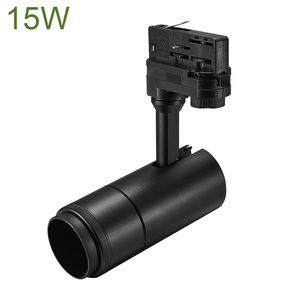 Zoomable COB dẫn ánh sáng theo dõi 15W/20W/30W thương mại chùm góc có thể điều chỉnh focusable thiết kế hiện đại tập trung theo dõi đèn - Product Image 2