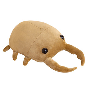 Juguetes de peluche multifuncionales de la serie de insectos Bobjob Bear, listos para envío transfronterizo, con función de recordatorio programado: <span class=keywords><strong>Escarabajo</strong></span> rinoceronte, <span class=keywords><strong>Escarabajo</strong></span> ciervo - Product Image 1