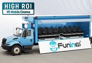 VR Theater Bewegung 4D 5D Kino Truck mobile 7D Kabine Kino Truck Vr Gaming Geschäft Indoor Spiele optionale Verkauf 9d für Kino