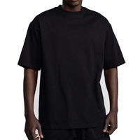 Chemises de luxe épaisses à épaules tombantes pour hommes, 100 % coton, vierges, personnalisables avec logo de marque, vente en gros