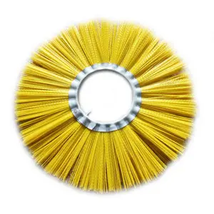 Sweep brush for cleaning equipment parts, customizable