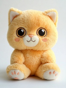 OEM personalizado simulación de peluche de dibujos animados lindo gato naranja gato regalo de los niños Regalo de Cumpleaños juguetes de peluche de animales de peluche Juguetes - Product Image 2