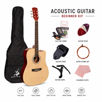Cheap Swift Horse KJ41C-M 41 Inch Gloss Finish Acoustic Guitar High Quality Cutaway Professional Use with Accessories China
